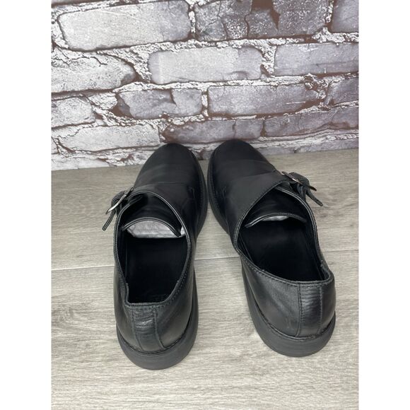 Fitflop Hagen Monk Strap Black Leather Casual Oxfords Shoes Men Sz 12M US/45EU main image 14
